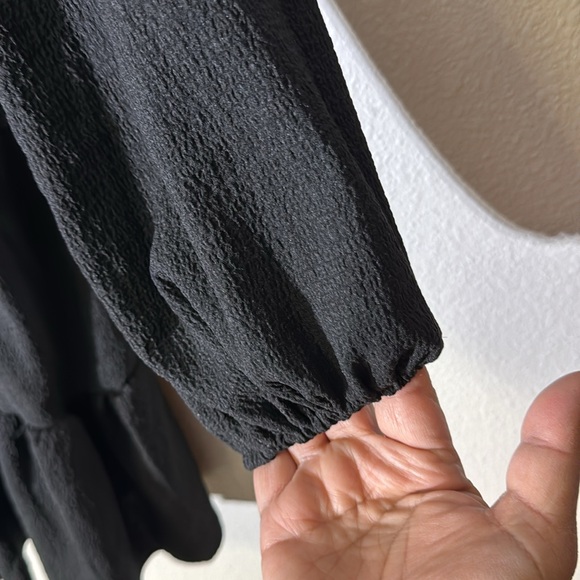 Black Ruffled Dress - Picture 4 of 7